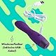 AMORELIE Joy – Mini-Vibrator Shine | Wasserfest Wiederaufladbar aus Silikon & ABS