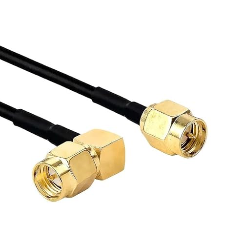 RG174 �P�[�u�� SMA �I�X�v���O - SMA �I�X���X���p R*/F Jum*/�s�O�e�[��������P�[�u���R�l�N�^ WI/*FI 3G 4G GSM an*/�A���e�i�p(SMAMR-SMAM-RG174,30CM)