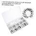 Luxshiny 1set Stainless Steel Retaining Circlip Assortment for Automotive and Industrial Use and Oil Resistance Multiple from