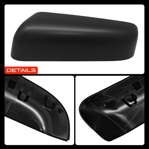 A-Premium Driver Side Rearview Mirror Cover Cap - Compatible with Ford F-150 F150 2009-2014 - Textured Black by A-Premium - Used condition - Image 9