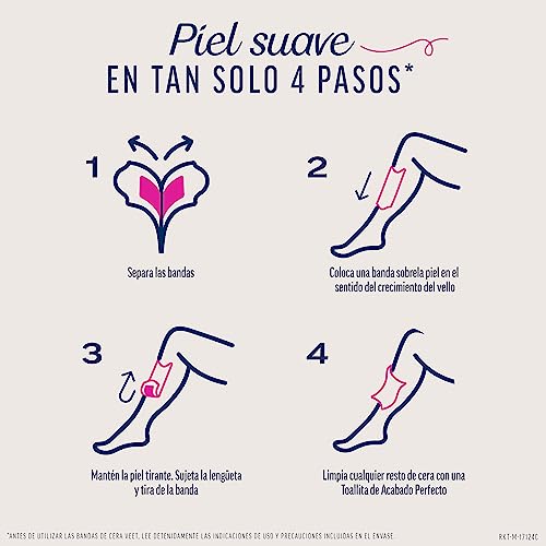 Descubre la mejor manicura y pedicura de LugoPulsa aqui 👈🏼 y pide cita Veet-Pure-Bandas-de-Cera-Fria-Depilatoria-para-Depilacion-de-Piernas-y-Cuerpo-Formula-de-Cera-Hipoalergenica-para-Pieles-Sensibles-40-Tiras-40-40-unidad-1