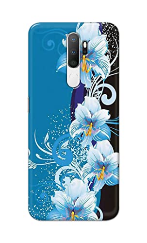 Image of PRINTFIDAA Beautiful Floral Design Printed Designer Hard Case for Oppo A5 (2020) / Oppo A9 (2020), Oppo A11x Back Cover -(e) RPM1006