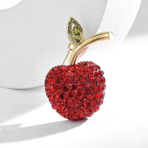 Image of BeeGift Rhinestone Fruit Brooch Pin for Women Girls,Lemon /Pomegranate /Watermelon /Banana /Strawberry /Pineapple Fruit Brooch Cute Fruit Lapel Pin Jewelry Gift for Women