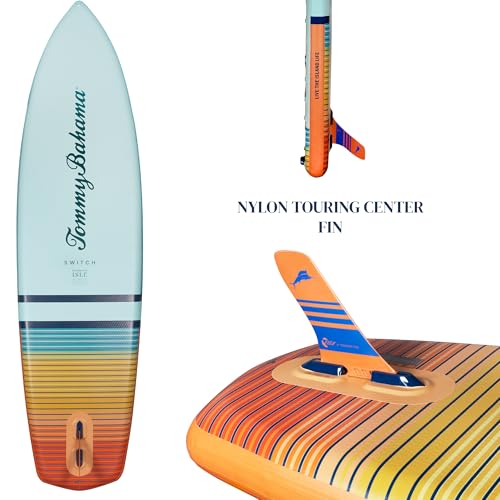 Image of ISLE 2in1 Kayak & Paddle Board Bundle - Stand Up Paddle Board & Kayak, Incl. Seat, Paddle, Pump, Bag, 11.6 x 35.5 x 6 in - max. 425 lbs