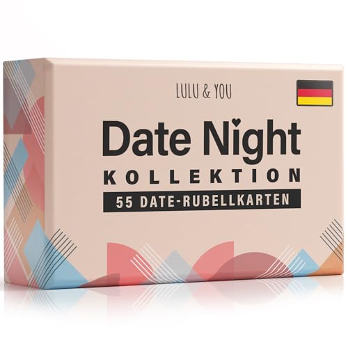 Lulu & You 55 Rubbelkarten für Paare Kreative Ideen für Date Nights Romantisches Geschenk für Paare Überraschende Date Night Cards als gemeinsame Zeit Geschenk