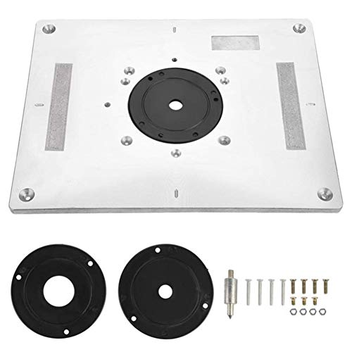 Trimmer machine de gravure plaque d'insertion aluminium pour table bois - 2