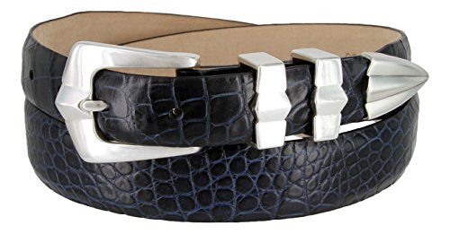 Art Deco_Genuine Full-Grain Cowhide Leather Designer Dress Buckle Set Golf Belt For Men