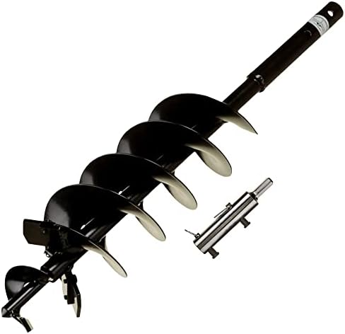 Quart Pot Planting Auger with Heavy Duty Replaceable Parts 5" x 28" with 1/2" Non-Slip Hex Drive, Garden Auger for Planting 5” & 6” Potted Plants, Garden Digging Tool for Dirt, Clay, Soil and Sand