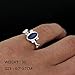 STORE247 Vintage Elena Daylight Ring Vampire Diaries Elena Gilbert Daylight Rings Classic Silver Plated Crystal Blue Stone Fashion Movies Jewelry Accessories for Fans Women Girls Cosplay Gifts (7)