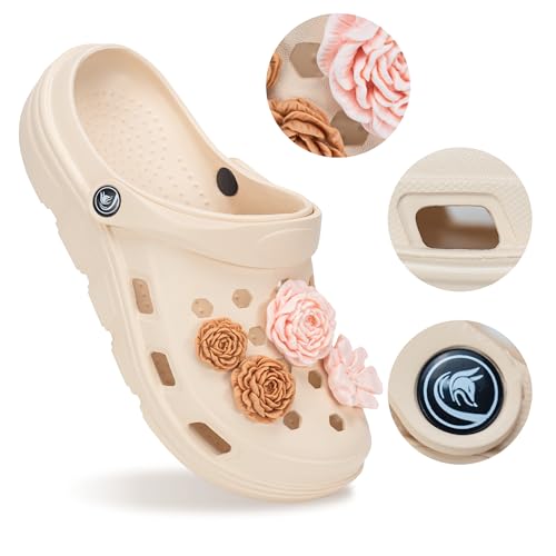 Image of PIMIO Garden Clogs for Women and Men,Slip On Work Shoes with Arch Support,Womens Mens Quick-Dry Water Shoes Casual Sandals,Comfortable Slippers