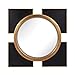 Elk Lighting wall mirror, Black, Gold