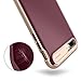 Caseology Wavelength for Apple iPhone 8 Plus Case (2017) / for iPhone 7 Plus Case (2016) - Stylish Grip Design - Burgundy
