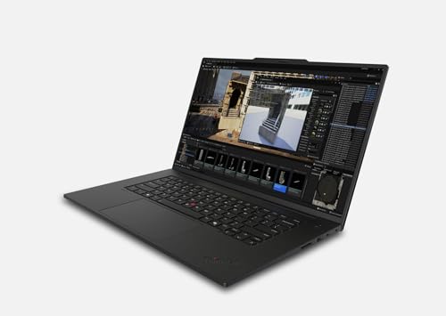 Image of Lenovo ThinkPad P1 Gen 7 Workstation Laptop - Intel Ultra 7 165H, NVIDIA RTX 3000 Ada, 32GB RAM, 1TB SSD, 16 inch 2.8K (2560 x 1600) IPS, Anti-Glare, 500 Nits, 5MP RGB+IR Camera, Windows 11P (21KV0017US)