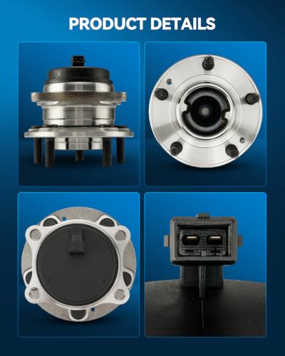 Image of PHILTOP 512326 FWD 2 x Rear Wheel Bearing Assembly for Hyundai Santa Fe