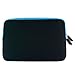 Kroo 7-Inch Blue Accent Black Sleeve with Pocket for Kindle FIRE/Nook/Samsung Tab
