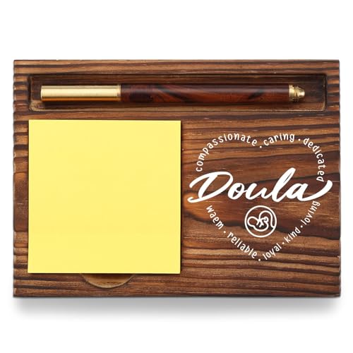 Doula Sticky Note Holder, Thank You Gifts for Pregnancy Support Childbirth Helper, Birth Worker Delivery Doula Appreciation Gifts, Nurse Week Gifts Desk Self-Stick Note Pad Holders TZP40