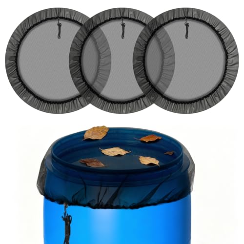 Mesh Cover for Rain Barrels - 3pcs 39in Rain Barrel