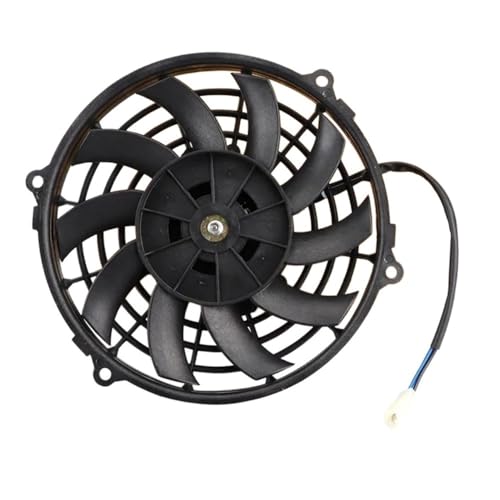 Ventilateur refroidissement moteur moto universel noir 12V radiateur eau huile échappement