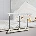 AMSXNOO Riel Cama Ancianos, Barandillas Camas Adultos, Plegable Metal Guardia Rieles Laterales Seguridad Parachoques, Barra Agarre Asistencia Cabecera para El Cuidado del Hogar en El Hospital