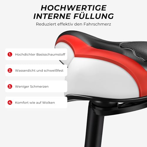 Fahrradsattel YOUNGDO Gel-Sitz für Damen und Herren