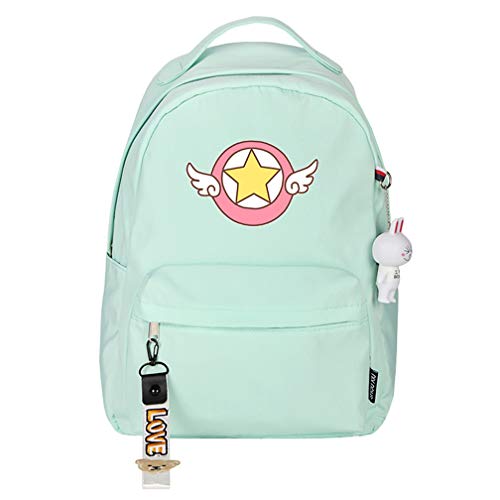 YOYOSHome Anime Cardcaptor Sakura Cosplay Bookbag Daypack Backpack School Bag