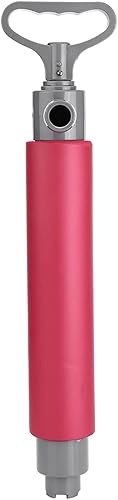 Miniatura 3 de Fydun Kayak rojo de los 18.1 in, bomba de sentina de la mano para el rescate inflable flotante de la bomba de achique del kayak