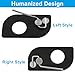 Marvexi 4Pcs Left Hand Magnetic Metal Arrow Rest, Adhesive Back for Recurve Bow Hunting & Target Shooting