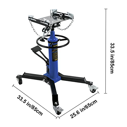 Vevor 1100LBS BLUE HYDRAULIC TRANSMISSION JACK Transmission Jack,1/2Ton/1100Lbs Capacity Hydraulic Telescopic Transmission Jack thumb #7