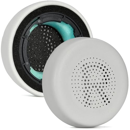 Coussinets en cuir doux blanc nuage pour JLab Go Lux ANC