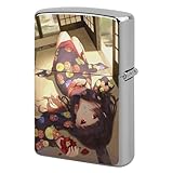 ライターケース 地獄少女 閻魔あい 浴衣 和風 タバコ具の個性的な外殻に互換性のある蓋、錆びにくく耐摩耗性のある金属材料、外部保護が強固で耐久性があり、両面印刷で装飾品としても適しており、アウトドア活動に適しています。