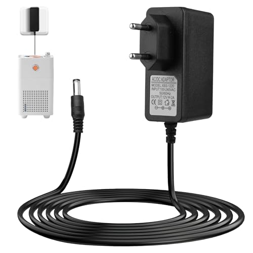 Adaptateur Secteur 12V 2A 24W Universel – Alimentation AC DC pour Haut-Parleurs, Bandes LED, Routeurs, Caméras CCTV – Transformateur 12V 2A avec Câble 1m, Connecteur 5.5mm x 2.5mm, Haute Qualité
