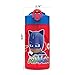 Zak Designs PJ Masks Kids Water Bottle with Spout Cover and Built-In Carrying Loop, Durable Plastic, Leak-Proof Water Bottle Design for Travel (16 oz, Non-BPA, Catboy & Owlette & Gekko)