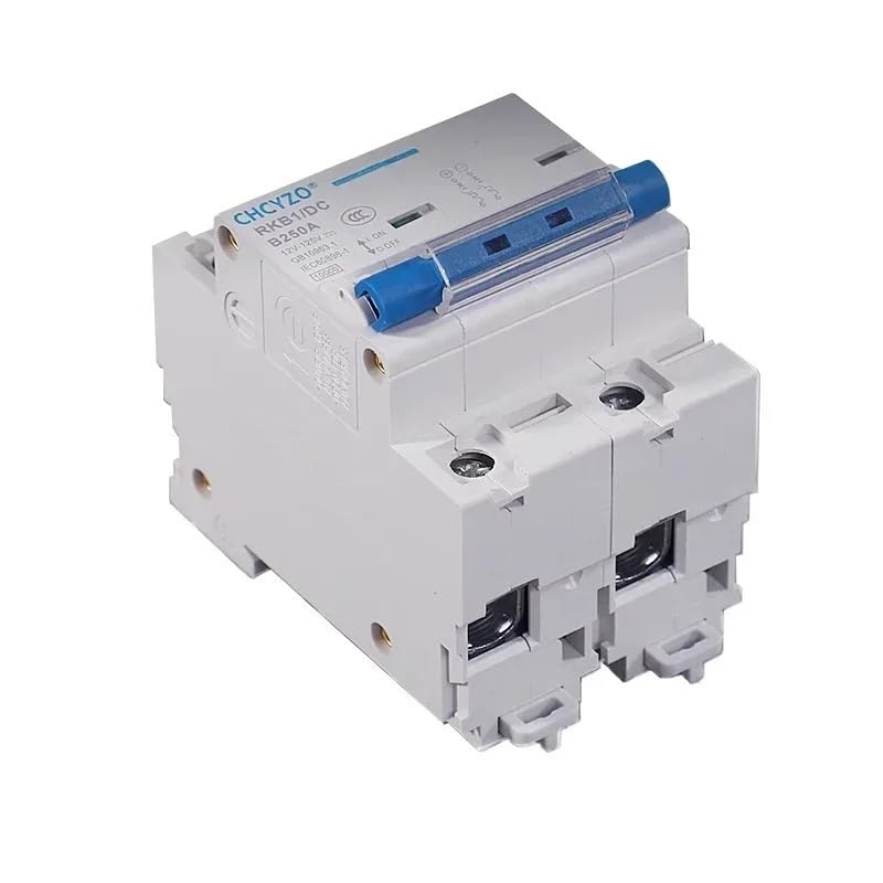 Magnetotermico 16a Disyuntor de CC en miniatura, 2 polos, 12-125 V, protector automático for vehículos eléctricos, 80 A, 100 A, 125 A, 200 A, 250 A, protección de batería, fuga segura, distribución de