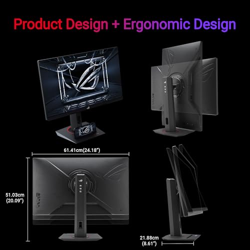 Image of ASUS ROG Strix 27 inch 1080P USB-C Gaming Monitor (XG279CNS) - Full HD, IPS, 380Hz, 0.3ms, Extreme Low Motion Blur Sync, DisplayHDR 400, Tripod Socket, DisplayWidget Center, 3 yr Warranty