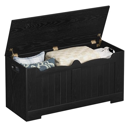 Hzuaneri Coffre de Rangement, Banc de Rangement, Banc à Chaussures, 2 Charnières Stables, 40 x...