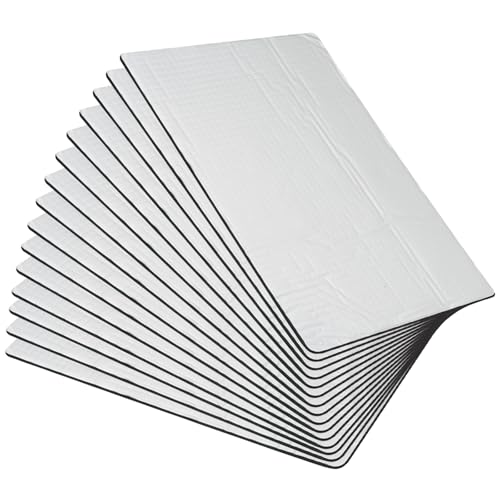 Scettar 15 Pcs Car Sound Deadening Mat,25cmx18cmx5mm Car Sound Deadening Mat Self Adhesive,Noise and Heat Insulation，Car Sound Proofing Mat for Car Trunk Hood Door Floor