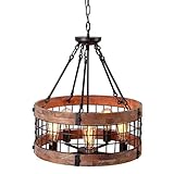 1. Vintage Wood Kronleuchter, Visuell eine wunderbare Lampe.Â Kunst und Vintage sehen.Â Verleihen Sie jedem Raum einen Hauch von Geschichte.