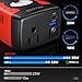 BESTEK 150W Car Power Inverter, Car Charger DC 12V to 110V AC Converter PD 30W QC 3.0 18W USB Charger Laptop Car Charger Outlet Power Adapter for Car