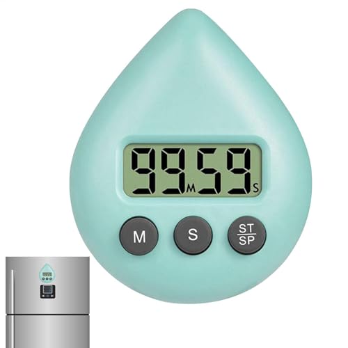 Temporizador digital de ducha, reloj despertador de cuenta regresiva impermeable, temporizador digital de ahorro de energía con pantalla LCD, temporizador de cepillo de dientes, accesorios de baño