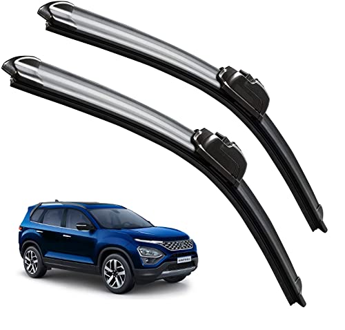 Image of Euro Care Windshield Car Wiper Blades Compatibility with Tata Safari - Set of 2Pc (D-26,P-20)