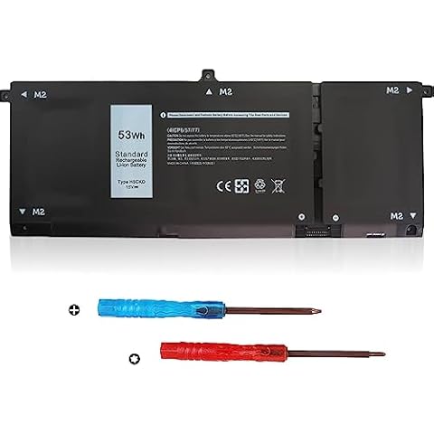 ZAYAUPVL H5CKD 53Wh Battery Replacement for Dell Inspiron 5300 5301 5401 5402 5408 5409 5501 5502 5508 5509,Inspiron 5400 5406 7405 7300 7306 7500 7506 2-in-1 Silver Latitude 3410 3510 Vostro 5502 15V Cover