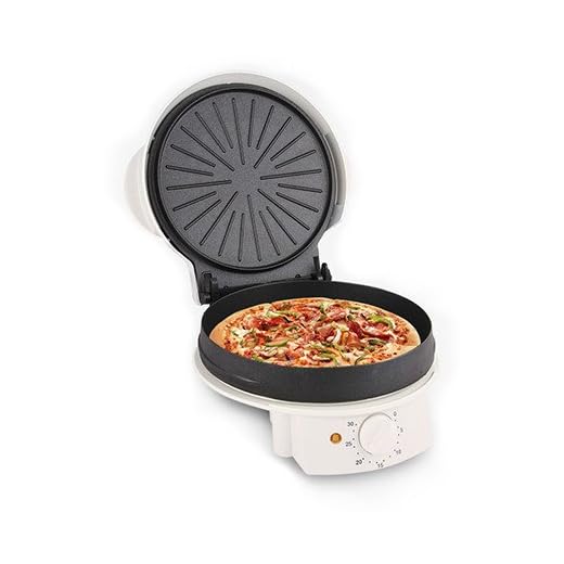 Nova Household Appliances NT-235PZ9 Plastic Pizza Maker (White and Black)