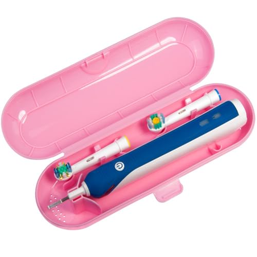 Nincha estuche de plástico portátil de viaje para cepillo de dientes eléctrico recambio para Oral-B Pro Serie