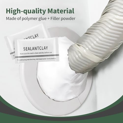 Image of Waterproof Sealant Mastic, Waterproof Repair Sealing Clay, Quick Mending Mud for Drain Connection, Wall Hole, Air Conditioning Hole Seal Putty (8 pcs)