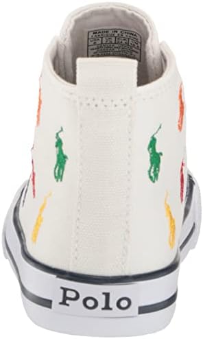 POLO RALPH LAUREN Boys Hamptyn Hi Ii White Multi Sneaker Review | Image 2
