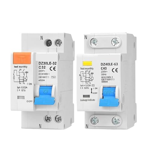 Disjoncteur différentiel 1P+N 10A pour la protection de circuits
