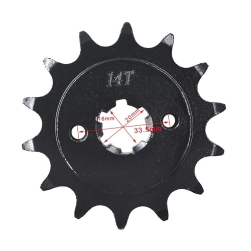 13T 14T 15T I[goCtgXvPbg GT250 R X|[c GT250R GV250C GV250 250 YFS200 TTR230 200 230ɓK(14T Front)