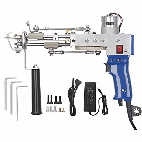 Tufting Gun, Tufting Gun Cut Pile Met 5-45 Steken/sec, Rug Gun Machine Starter Kit Verstelbare Efficiënte Rug Tufting Gun Tapijt Gun Making Machine 100V-240V