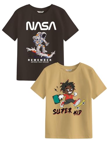 Image of Dagcros Half Sleeve Round Neck Cotton Tshirt for Boys