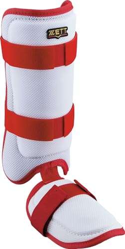 ZETT フットガード 白/赤 フリーサイズ ZETT フットガード 白/赤 フリーサイズ ZETT フットガード 白/赤